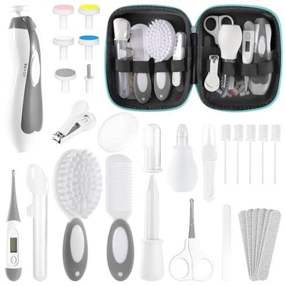 Baby Healthcare and Grooming Kit for Newborn – Upgraded Safety Design: Tools are crafted with rounded tips, soft – Image 2