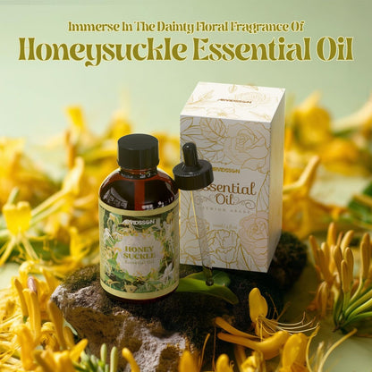 ARVIDSSON Honeysuckle Essential Oil 4 Fl Oz (120ml), Pure & Natural Honeysuckle Oil, Aromatherapy Essential Oils for Diffuser, Candle Making, Room Spray Diffuser Oils, Scented Oil Gift for Women