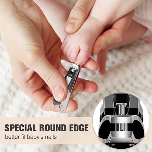 FERYES Kids Nail Clippers - Small Jaw Precise Baby Nail Trimmer Fingernail Clippers for Toddler, Child, Infant - Safe & Precise Nail Grooming Tool for Baby - görsel 7