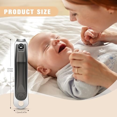 FERYES Kids Nail Clippers - Small Jaw Precise Baby Nail Trimmer Fingernail Clippers for Toddler, Child, Infant - Safe & Precise Nail Grooming Tool for Baby - görsel 12