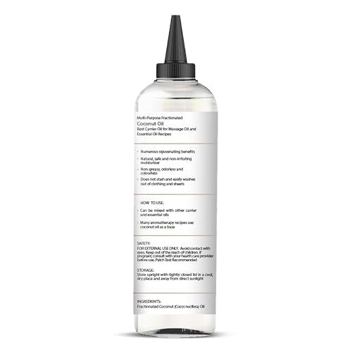 Fractionated Coconut Oil for Massage & Skin Moisturizer - 6.8 fl oz | Majestic Pure - görsel 5