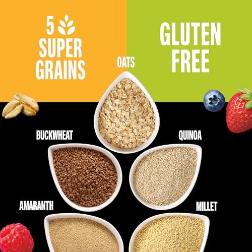 KIND Healthy Grains Energy Bars Variety Pack, Gluten Free, Healthy Snacks, Dark Chocolate Chunk, Peanut Butter Dark Chocolate, Mixed Berry, 18-21g Whole Grains, 30 Count - görsel 6