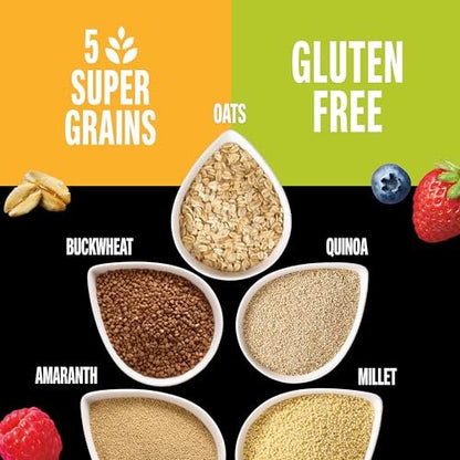 KIND Healthy Grains Energy Bars Variety Pack, Gluten Free, Healthy Snacks, Dark Chocolate Chunk, Peanut Butter Dark Chocolate, Mixed Berry, 18-21g Whole Grains, 30 Count
