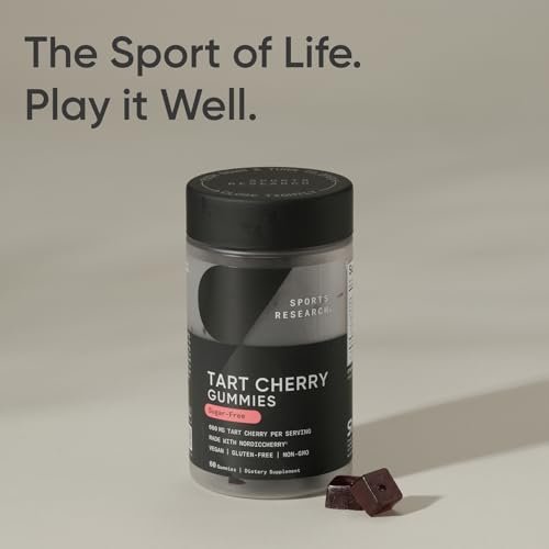 Sports Research® Tart Cherry Gummy – Size: 60 Count (Pack of 1) – Image 18