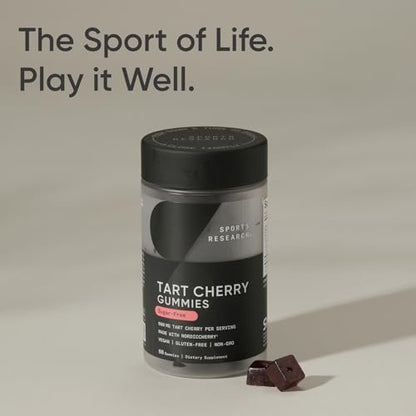 Sports Research® Tart Cherry Gummy – Size: 60 Count (Pack of 1) – Image 18