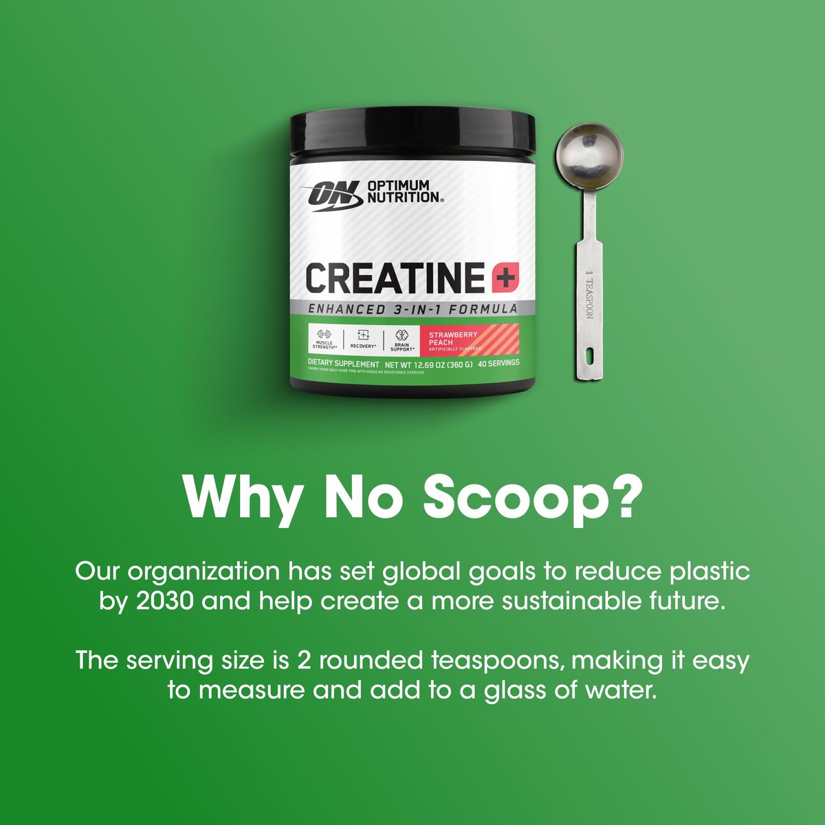 Optimum Nutrition Creatine Monohydrate Plus – Net Weight: 720 grams (1.59 lbs) – Image 12