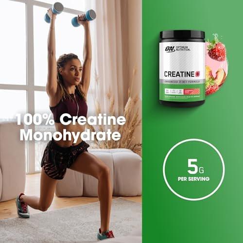Optimum Nutrition Creatine Monohydrate Plus – Serving Size: 1 scoop (approximately 9g) – Image 17