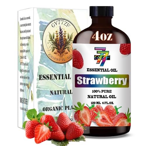Strawberry Essential Oil – Sweet Strawberry Oil for Diffuser, DIY Candles, Soap, Humidifier, Kids Room, Gift – 4 fl oz (120 ml) – GV77ZF - görsel 14