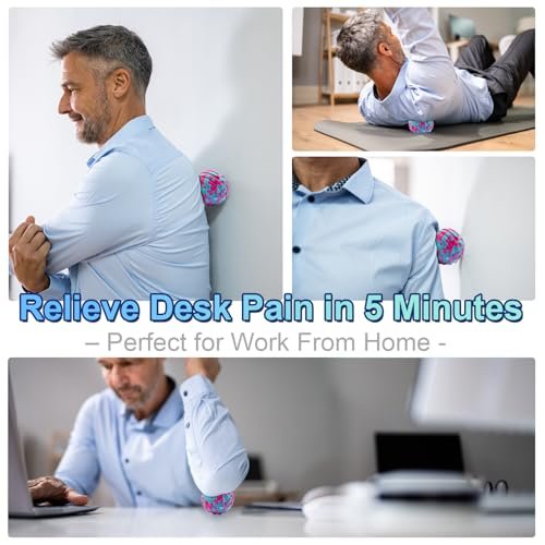 Deep Tissue Massage Ball for Exercise & Recovery - SGS Certification - Targets Back, Shoulder, Legs & Feet - Relieves Muscle Knots, Joint Pain & Tightness, Pressure Point Therapy - Myofascial Release Ball - görsel 7