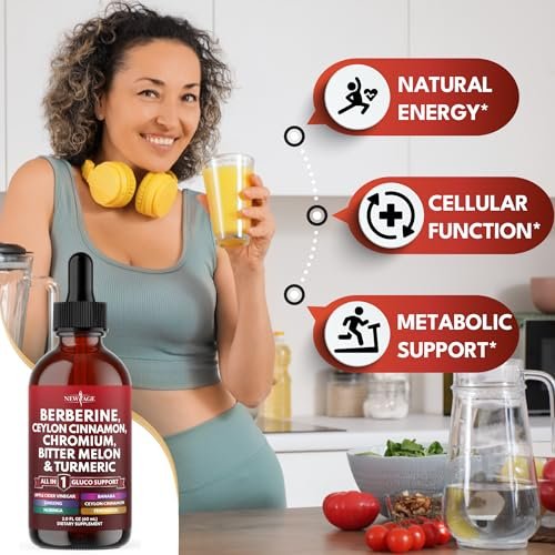 Berberine with Ceylon Cinnamon Supplement – Form: Liquid Drops – Image 8