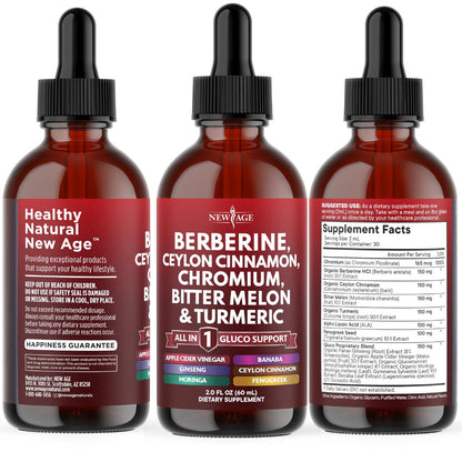 Berberine with Ceylon Cinnamon Supplement – Multi-Ingredient Formula: Includes glucomannan for fiber support, – Image 13