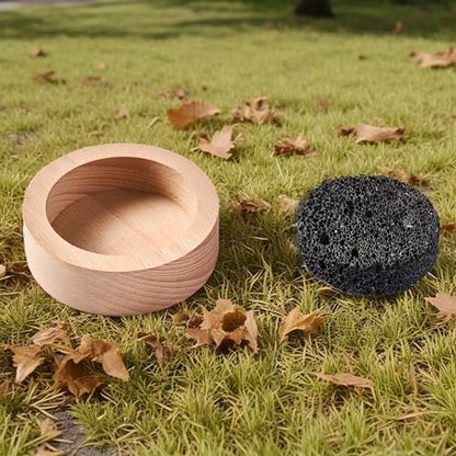 Small Passive Lava Rock Diffuser for Essential Oils Great for Decorating at Desk, Office or Car