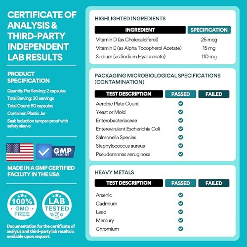 VoomVaya Slippery – Vaginal Dryness Relief for Women Over 40 – Vaginal Moisturizer with Slippery Elm for Women to Support Vaginal Moisture – 60 Capsules - görsel 7