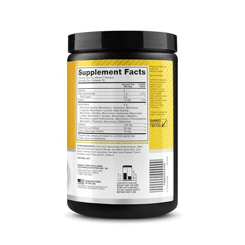 Optimum Nutrition New Flavor Amino Energy - Pre Workout with Green Tea, BCAA, Amino Acids, Keto Friendly, Green Coffee Extract, Energy Powder - Rainbow Sherbet, 30 Servings (Packaging May Vary) - görsel 1