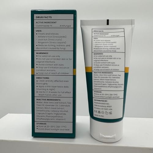 Antifungal Cream for Jock Itch, Ringworm, Psoriasis & Athlete’s Foot – Extra Strength Relief for Itchy, Burning Skin – Fast-Acting Formula for Tinea Cruris, Tinea Versicolor & Skin Irritations - görsel 10