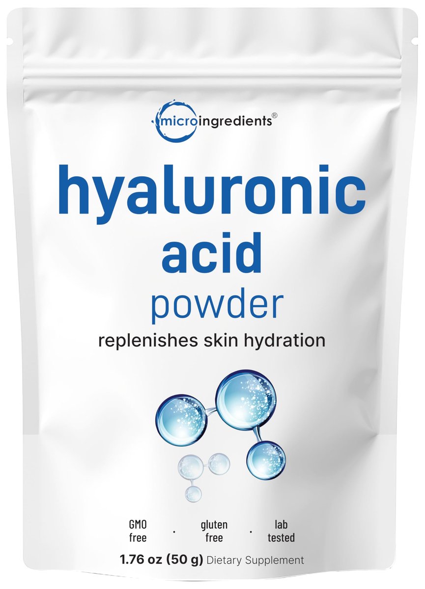 Micro Ingredients Hyaluronic Acid Serum – 50 Grams Supply: Concentrated powder provides long-lasting use—just a – Image 10