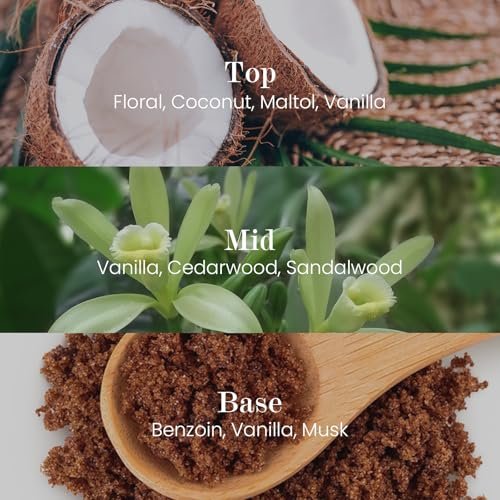 M&SENSE Natural Soy Candle | Vanilla Sandalwood | 5.3 oz | Mini Spring Scented Candles for Relaxation, Valentines Day Gift, Home Décor | for Bedroom, Office, Party Small - görsel 1