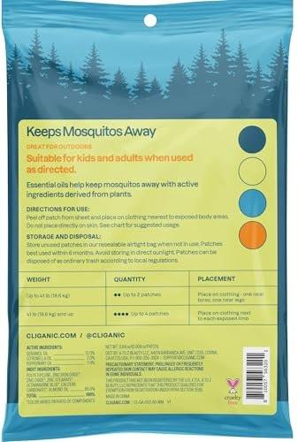 Cliganic 20 Pack Mosquito Repellent Bracelets for Adults & Kids (Rainbow Colors) - Natural DEET-Free Bands, Individually Wrapped - görsel 15