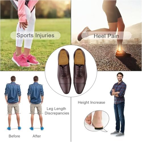 SIIHEA Adjustable Heel Lifts for Shoes, – Color: Brown – Image 8