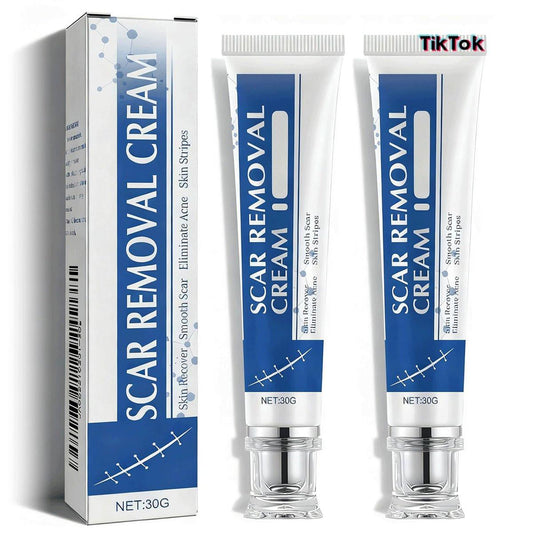 Scar Cream, Silicone Scar Gel, Scar Removal Cream, Scar Silicone Gel, Scar Gel, Scar Cream for Surgical Scars and Keloid Bump (2pcs)