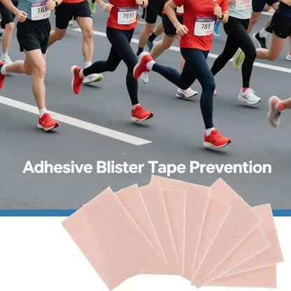 Klyranix 50 Sheets Moleskin Padding, Mole Skin for Feet Adhesive Pads, Moleskin for Blisters Prevention, Mole Skin Tape for Boots Hiking Reduce Friction Pain