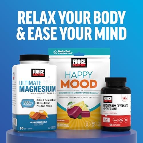 Force Factor Amazing Ashwa Complete Calm Support with KSM-66 Ashwagandha, Like Ashwangandha Gummies to Promote Calm & Relaxation with Magnesium & L-Theanine, Blueberry Pomegranate, 60 Soft Chews - görsel 16