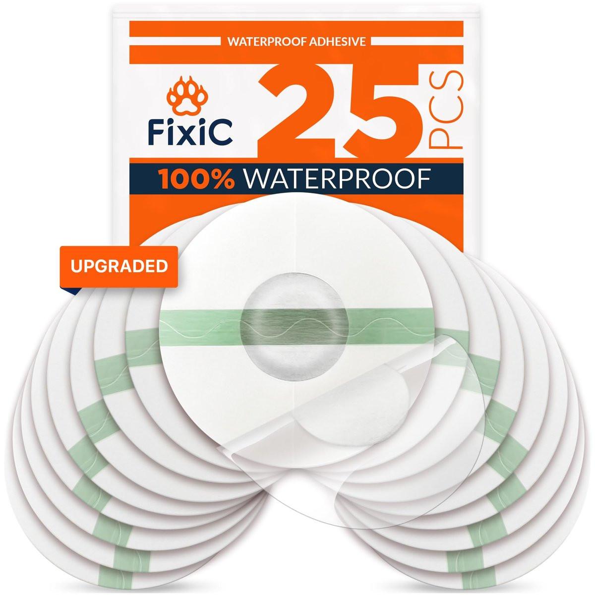 Fixic Freestyle Adhesive Patch 25 PCS – Good for Libre 1, 2, 3 & Plus – Enlite – Guardian – NO Glue in The Center of The Patch – Pre-Cut Back Paper – Long Fixation for Your Sensor! (Coffee) - görsel 6