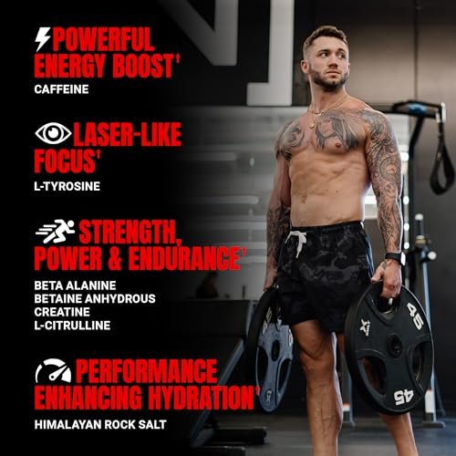 ProSupps Mr. Hyde Signature V2, Pre Workout Powder with Creatine, Beta Alanine & Caffeine - Performance, Energy & Endurance - Clean Fitness & Gym Supplements for Men & Women (Fruit Punch, 30 Servings) - görsel 7