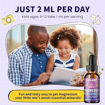 Kids Magnesium Liquid Drops - Magnesium – Dimensions: 3.5 x 1.72 x 5.1 inches – Image 10
