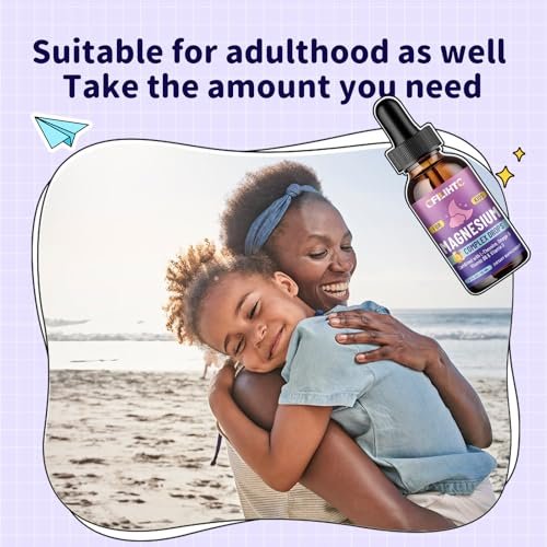 Kids Magnesium Liquid Drops - Magnesium – Delicious Mango Flavor: No more battles at supplement time! The natural – Image 5