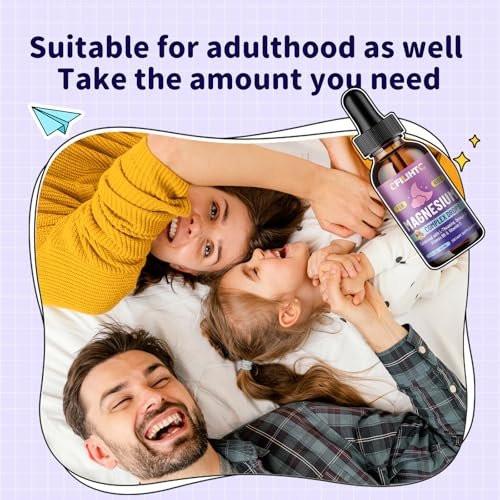 Kids Magnesium Liquid Drops - Magnesium – L-Theanine: An amino acid that promotes calm alertness, helping – Image 16