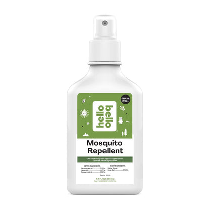 Hello Bello Mosquito Repellent Spritz, Made with Lemongrass and Peppermint Oils, 6.7oz Bottle
