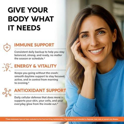 Liposomal Vitamin C 1700 mg - High Absorption Fat Soluble Complex - Antioxidant, Energy Boost & Immune Support - Vitamin C Supplement - NON-GMO, SOY-Free & Gentle on Stomach - 180 Capsules