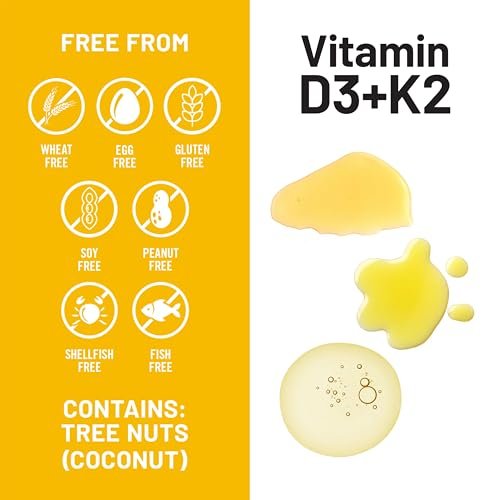 NatureWise Vegan Vitamin D3 + K2 - Natural – Easy to Swallow: Small, yellow softgels are easy to take daily. – Image 5