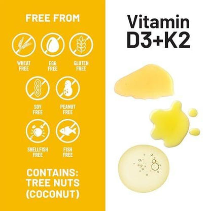 NatureWise Vegan Vitamin D3 5000iu (125 mcg) D3 from Lichen - Supports Immune, Muscle, Bone Health - High Absorption with Organic Cold-Pressed Olive Oil - Non-GMO - 60 Softgels [2-Month Supply]