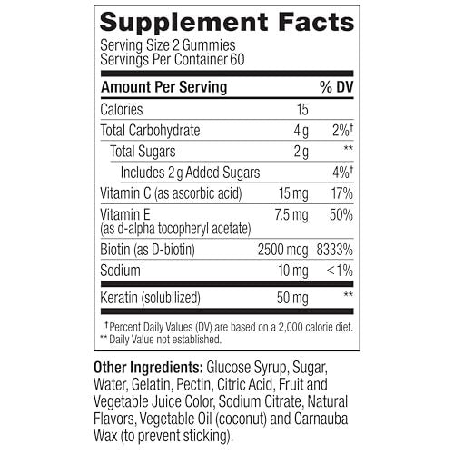 OLLY Hair Skin and Nails Gummies - – Form: Gummy – Image 7