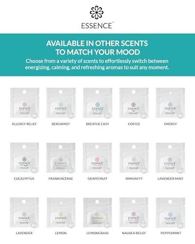 Essence Wearable Aromatherapy Nasal Diffuser – Breathe Easy Essential Oil Nose Ring – Personal Scent Clip for Travel, Work & Everyday Use – Made in USA (3 Pack)