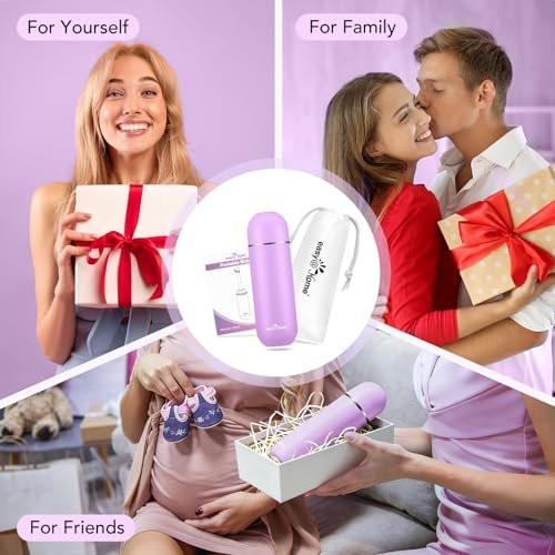 Easy@Home Portable Travel Bidet: Peri Bottle for Postpartum Essentials - Handheld Sprayer Kit for Perineal Care & Personal Hygiene | 380ml (12.8oz) | Women & Men | EPB-01 Pink - görsel 13