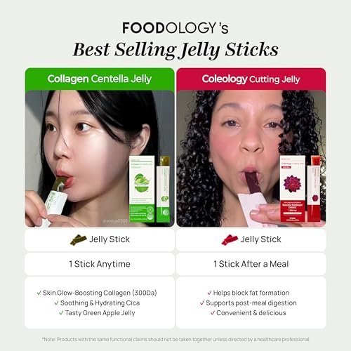 FOODOLOGY Collagen Centella Jelly (Green – Flavor: Green Apple – Image 10