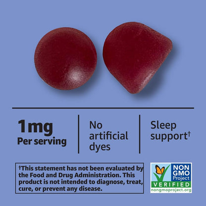 Kids Melatonin 1 mg Dietary Supplement Gummies 90 Count