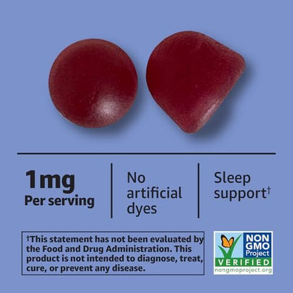Kids Melatonin 1 mg Dietary Supplement Gummies 90 Count