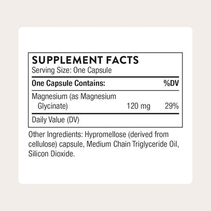 THORNE - Magnesium Glycinate - Supports – Gentle on the Stomach: Chelated form is highly absorbable and less – Image 5