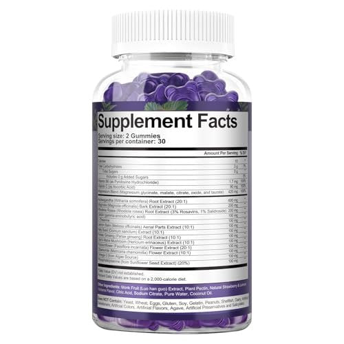 Cortisol Supplements for Women & Men 20-in-1 – Promotes Calm and Focus: Experience a sense of tranquility without – Image 3