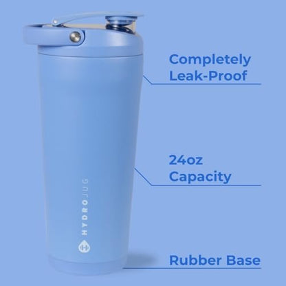 HydroJug 24 oz New Stainless Steel Shaker – – Triple-Wall Insulation: Keeps your beverages cold for up to 24 – Image 2