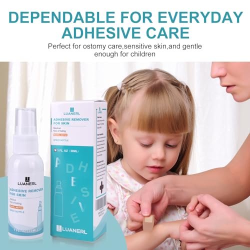 Adhesive Remover for Skin Spray Bandage & Surface & Ostomy Supplies No Sting - Sensitive Skin - All Natural, 30 ml Bottle - görsel 9