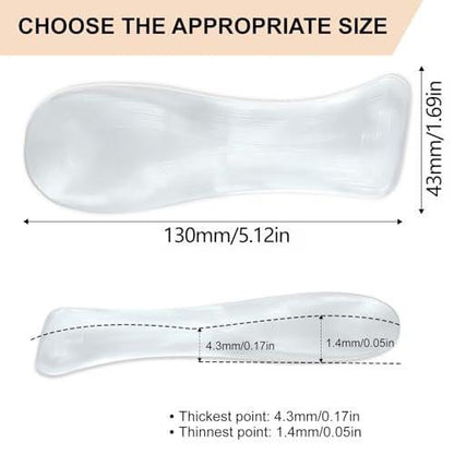 Heel Inserts for Women - Weight Shifting Insoles for High Heels, Gel Inserts Comfort Pads for Foot Pain Relief (Small - US 6-7.5 Women Shoes)