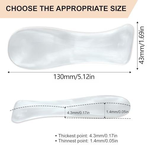 Heel Inserts for Women - Weight Shifting Insoles for High Heels, Gel Inserts Comfort Pads for Foot Pain Relief (Small - US 6-7.5 Women Shoes) - görsel 3