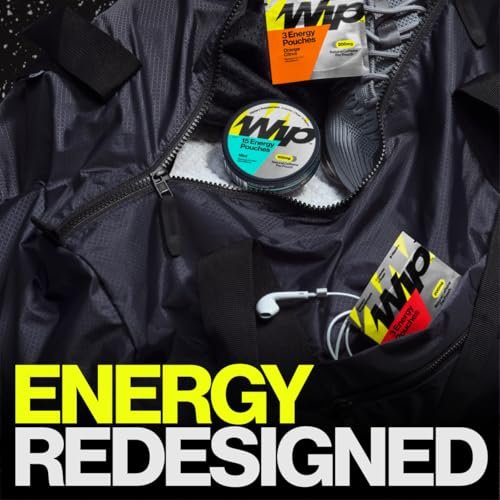Wip Energy Pouches, Travel Packs, Sugar Free, 100mg Natural Caffeine, B Vitamins, Minerals, L-Theanine, Energy Support, Sour Cherry, 3 cans 15 Pouches Each - görsel 11