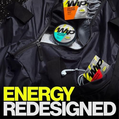 Wip Energy Pouches | 200mg Natural Caffeine | Vitamins and Minerals | 4 Pack Assorted: Sour Cherry, Mint, Orange Citrus, Strawberry Kiwi