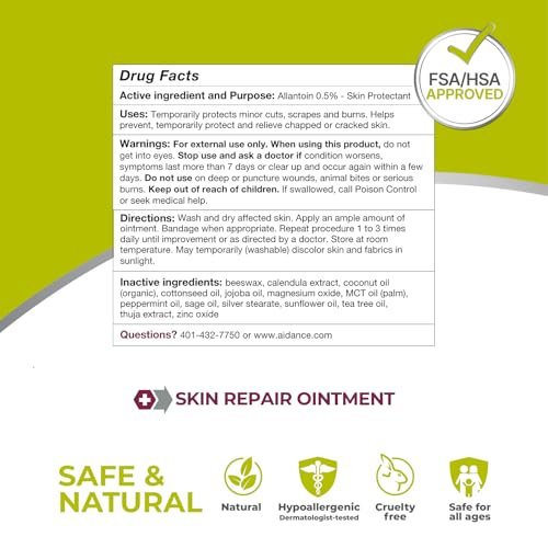 terrasil Skin Repair for Angular Cheilitis, Folliculitis, Impetigo, Lichen Sclerosus, Boils, Pitted Keratolysis, Fast Relief & Supports Healing. Dermatologist Tested & Hypoallergenic Approved (1oz) - görsel 4